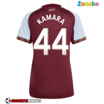 Ženske Nogometnih dresov Aston Villa Boubacar Kamara #44 Domači 2025-26 Kratki rokavi